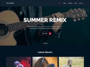 Rock Studio WordPress Theme