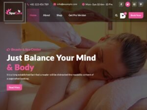 SpaCare WordPress Theme
