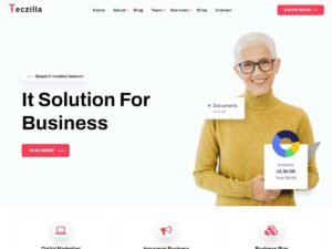 Teczilla Freelancer WordPress Theme