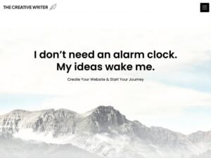 The Creative Writer WordPress Theme