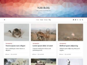 Yuki Blogger WordPress Theme
