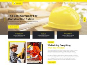 Architect Civil Engineer WordPress Theme