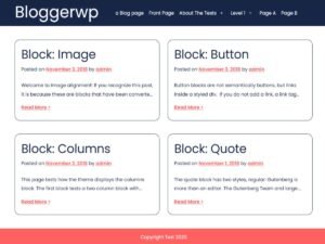 Bloggerwp WordPress Theme