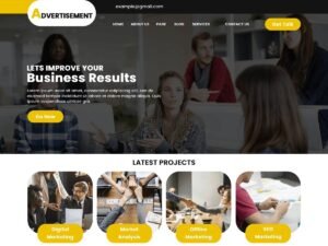 Classic Landing Page WordPress Theme