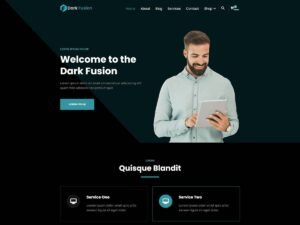 Dark Fusion WordPress Theme