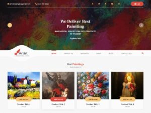 Designer Artist WordPress Theme