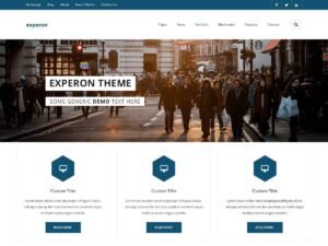 Experon eMagazine WordPress Theme