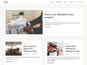 Finley WordPress Theme