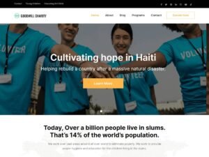 Goodwill Charity WordPress Theme