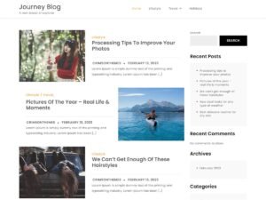 Journey Blog WordPress Theme