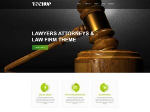 Lawyer Techup WordPress Theme