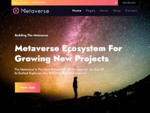 Metaverse WordPress Theme