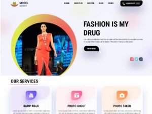 Model Agency WordPress Theme