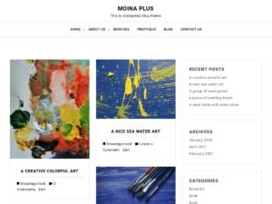 Moina Plus WordPress Theme