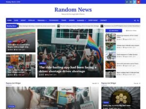 Random News WordPress Theme