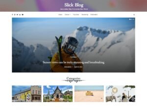 Slick Blog WordPress Theme