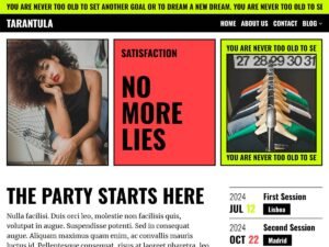 Tarantula WordPress Theme