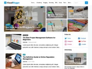 VisualBlogger WordPress Theme
