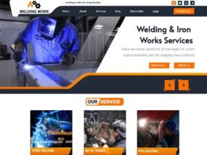 Welding Work WordPress Theme