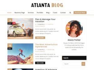Atlanta Blog WordPress Theme
