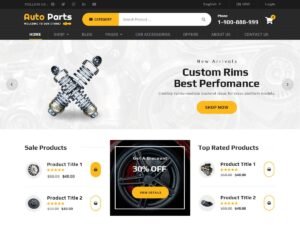 Auto Parts Garage WordPress Theme