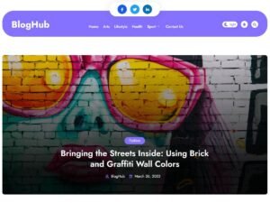 BlogHub WordPress Theme