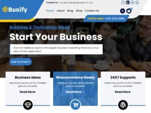 Bunify WordPress Theme