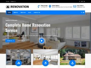 Construction RenovationX WordPress Theme
