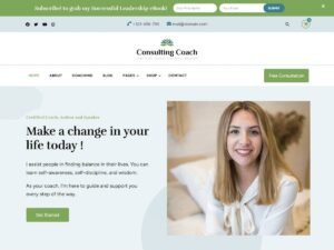 Consulting Coach WordPress Theme