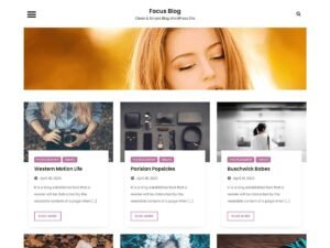 Focus Blog WordPress Theme