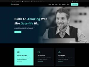 Gutenify Biz WordPress Theme