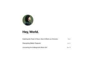 Hey WordPress Theme