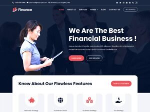 Kortez Finance WordPress Theme