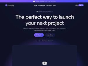 Launchify WordPress Theme