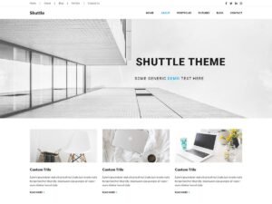 Shuttle iMinimal WordPress Theme