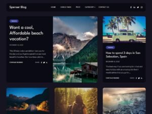Spenser Blog WordPress Theme