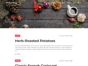 Three Blog WordPress Theme