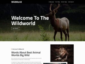 Wildworld WordPress Theme
