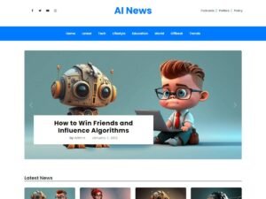 AI News WordPress Theme