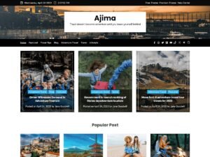 Ajima WordPress Theme