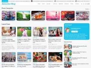 Attractive Blog WordPress Theme