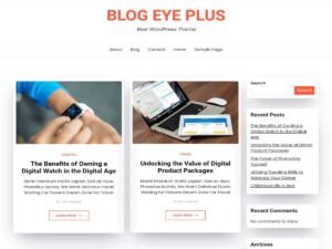 Blog Eye Plus WordPress Theme