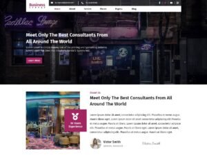 Business Lounge WordPress Theme