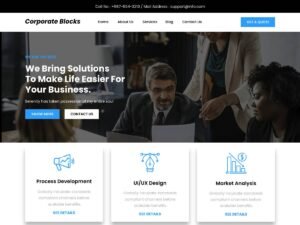 Corporate Blocks WordPress Theme