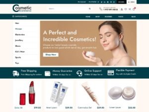 Cosmetic Ecommerce Store WordPress Theme