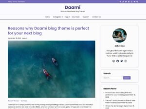 Daami WordPress Theme