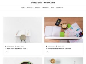 Doyel Grid Two Column WordPress Theme