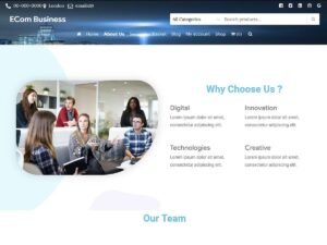 ECom Business WordPress Theme
