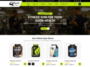 Fitness Elementor WordPress Theme