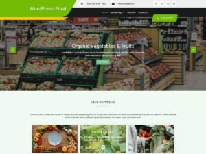 Goldy Grocery Market WordPress Theme